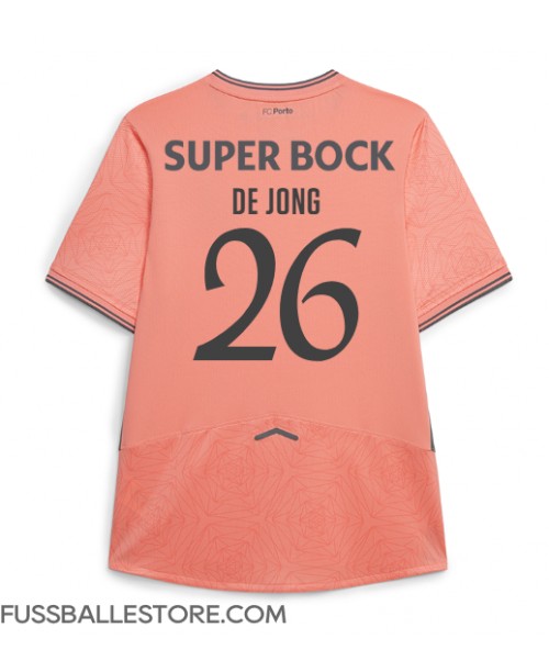 Günstige Porto Luuk de Jong #26 Auswärtstrikot 2025-26 Kurzarm Günstige Porto Luuk de Jong #26 Auswärtstrikot 2025-26 Kurzarm